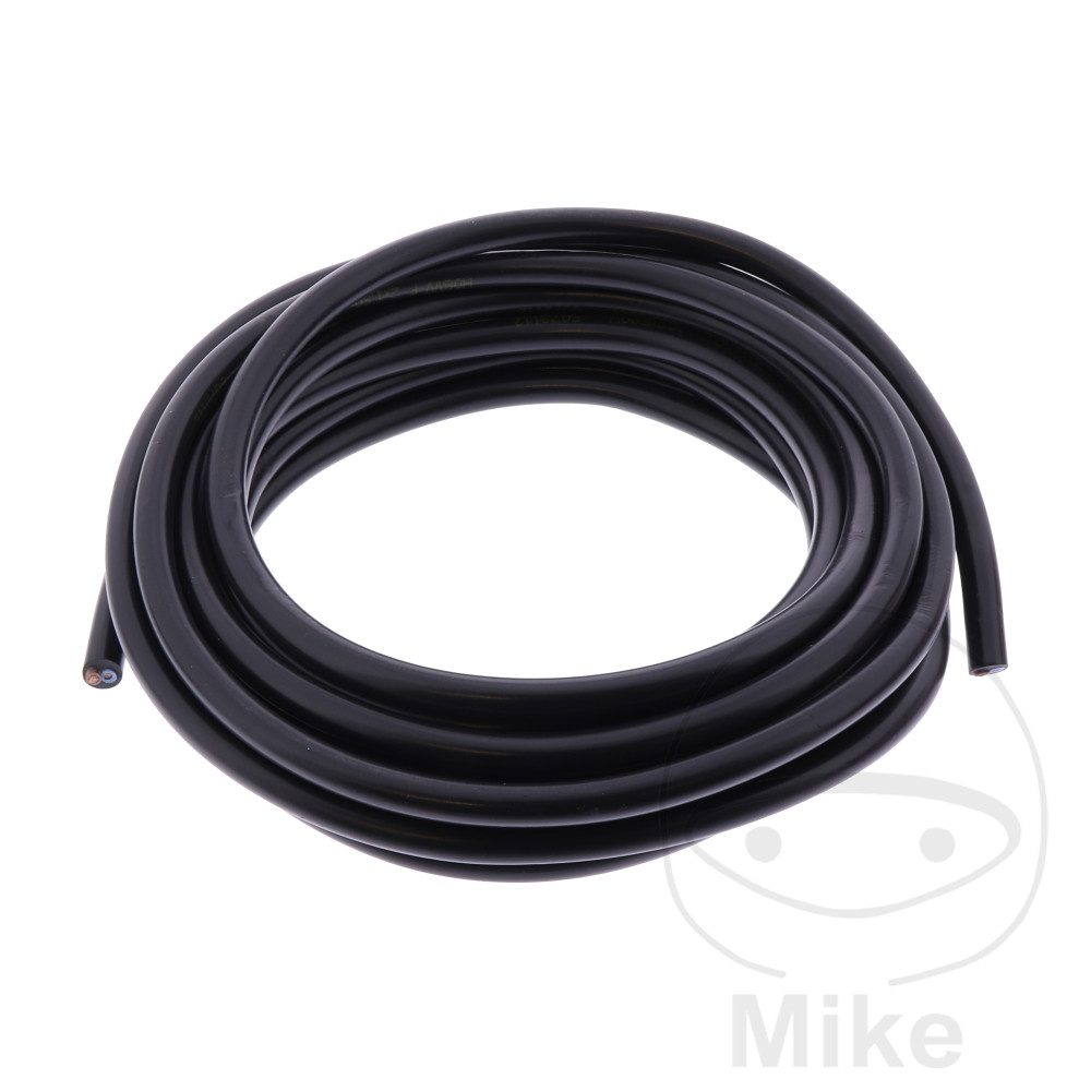 JMP H05VV-F 2X1.5 black cable - 5M pack
